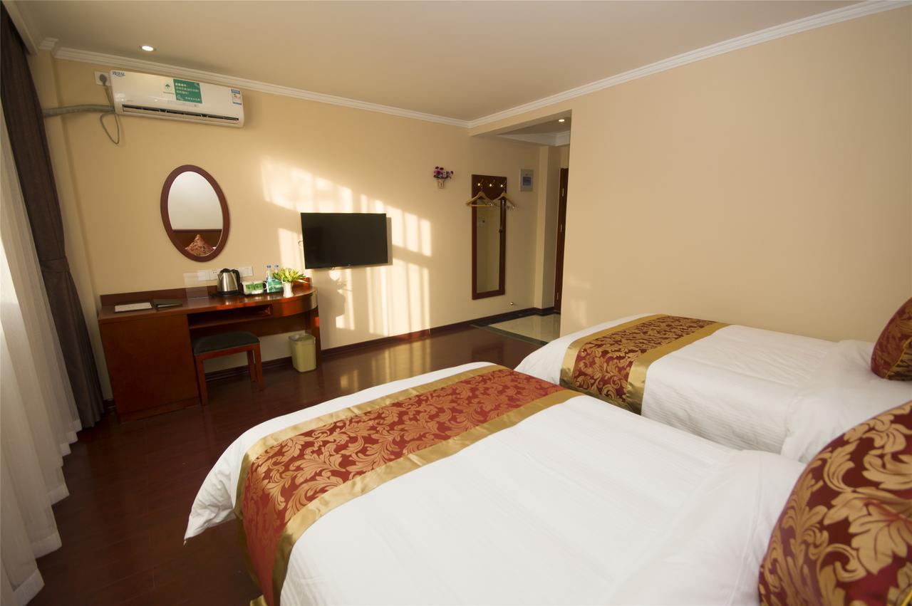 Greentree Alliance Shandong Zibo Zhangdian Xiaoshangpin Renmin Road Hotel Esterno foto